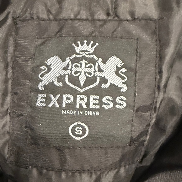 NWOT, Express Black Utility Jacket - Picture 2 of 6